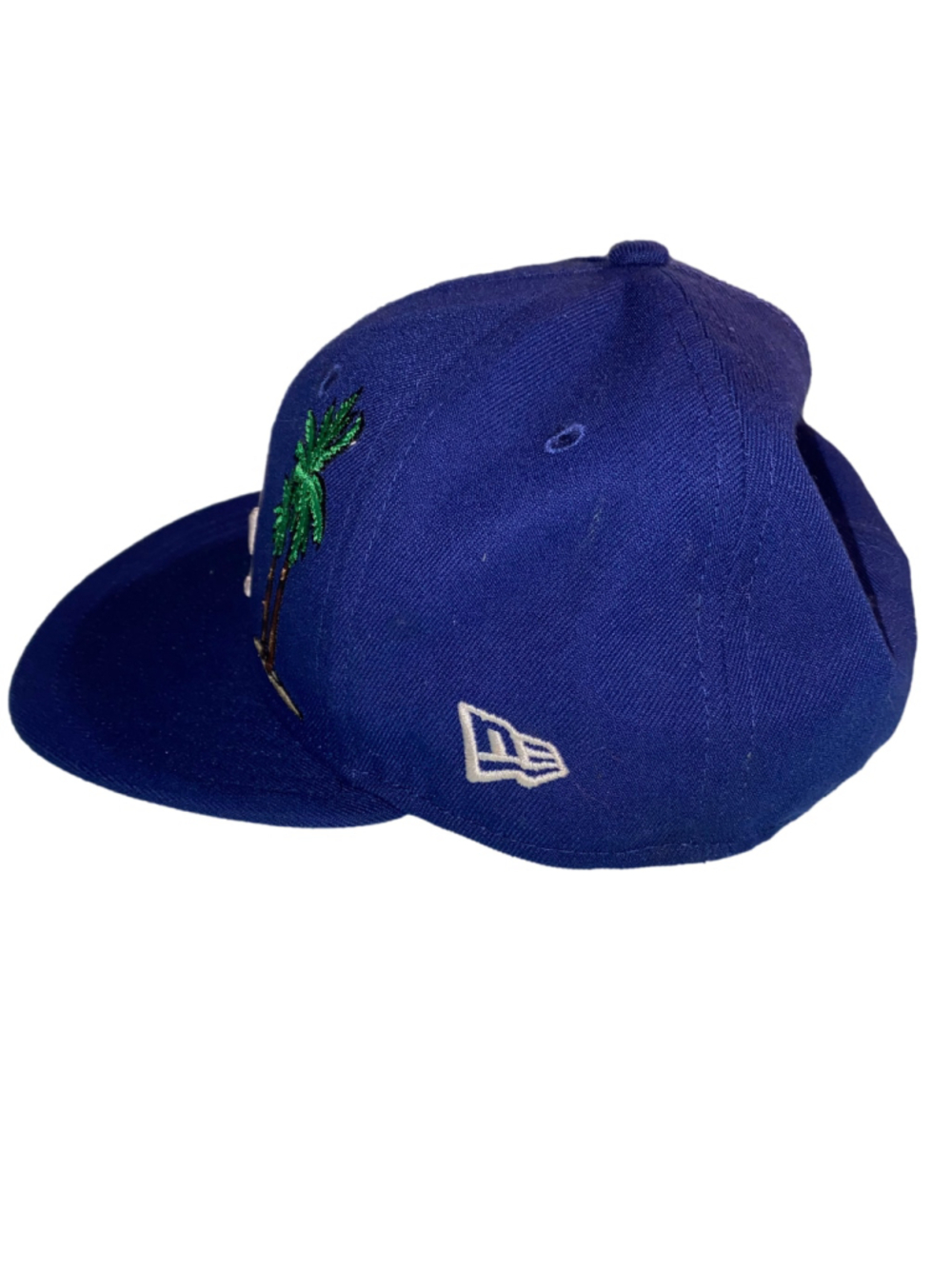 Men's New Era 59Fifty LA Dodgers Palm Tree Taco Hat One Size Blue - Picture 4 of 6